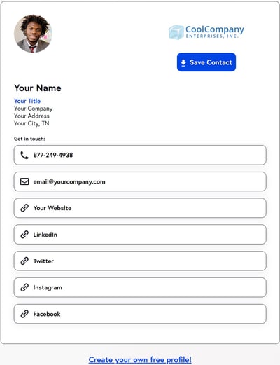 Free Profile Screenshot - 3