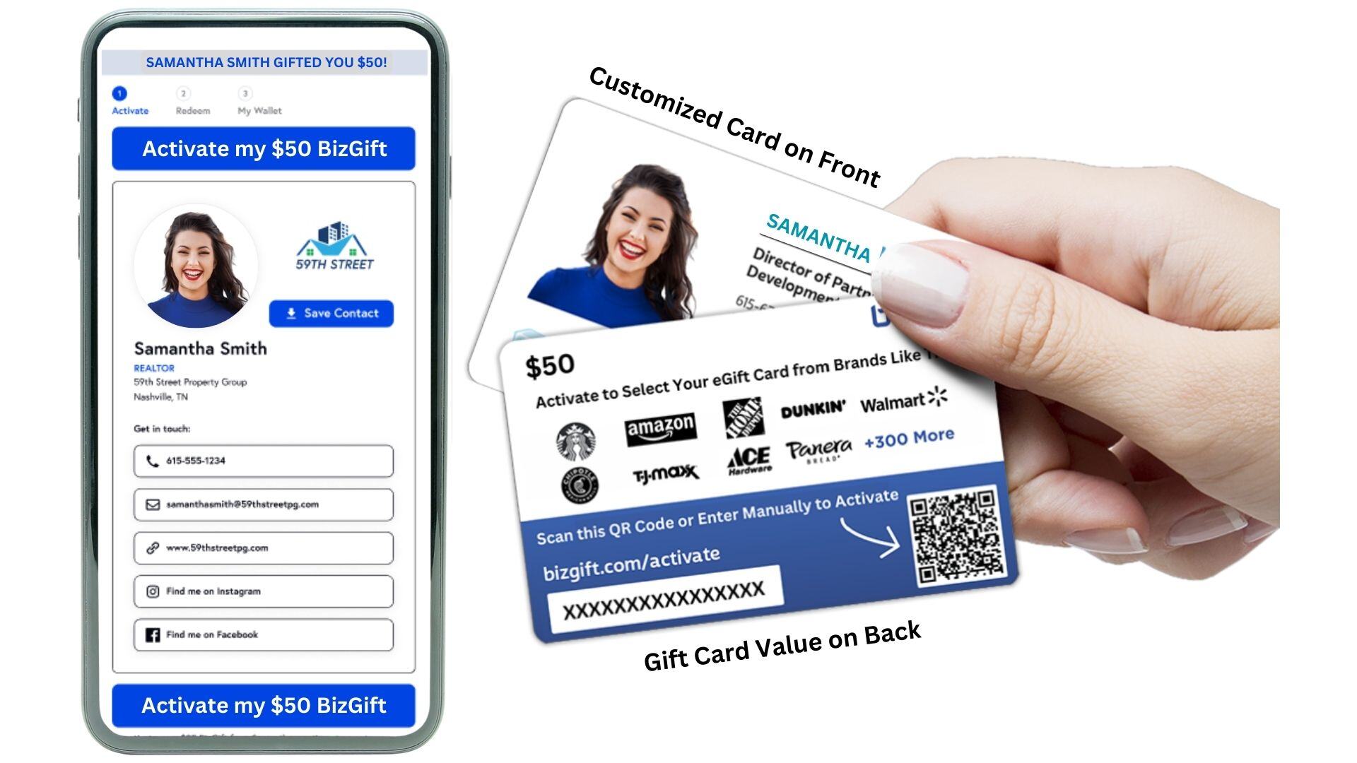 BizGift Cards and Phone v7